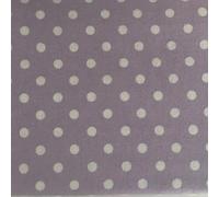 Snugglemore Luxury 100% Brushed Cotton Flannelette Fitted Sheet Patterned Stripe or Polka Dot (Lavender Polka Dot, Double)