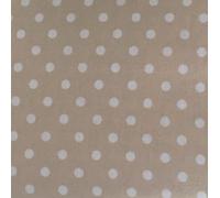 Snugglemore Luxury 100% Brushed Cotton Flannelette Pillowcase Pair (Natural Polka Dot)