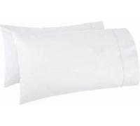 Snugglemore Luxury Super King Cotton Blend Pillowcases Available in White or Cream (White Pillowcase Pair 50cm x 90cm)