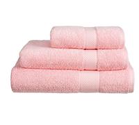 Snugglemore - Turkish Cotton Bath/Hand Towel/Bathroom Towels/Large Sheets/Pack of 2 (Pink, Hand Towel x 2)