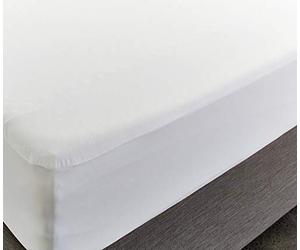 Snugglemore Waterproof Microfibre Polyester Stretch Knitted Jersey Mattress Protector 30cm Fully Elasticated Skirt (Double)