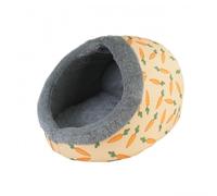 Snuggles Carrot Plush Hooded Bed - 35cm x 34cm x 25cm