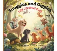 Snuggles & Giggles Coloring Book Vol II: Bold and Easy Cute Animals Coloring Book for Toddlers and Kids, Age 2-6 years