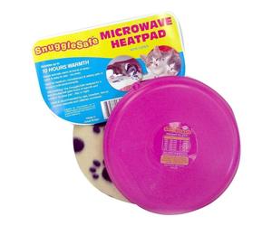 SnuggleSafe Microwave Heatpad Heated Pet Pad with Fleece Cover Dog Cat Rabbit