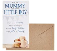 Snuggly Bumpkins, Mummy Birthday Card from Little Boy, I'm Glad You're my Mummy!, Multi-Coloured, 16.5 x 24 cms