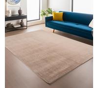 Snuggly Washable Non-Slip Fluffy Living Room Area Rug, Beige, 200x280cm