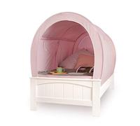 Snuggy Pod Bed Canopy - Pink (Double Size) | Premium Portable Indoor Sleep Tent for Beds | Relaxing Shelter for Sensory Children | Lightweight & Breathable Fabric | Foldable Design & Easy Assembly