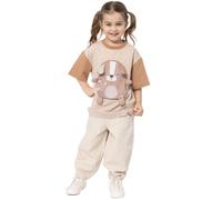 Snuggz Character Pocket Pal Kids T-Shirt with Secret Zip Pocket for Ages 3-8 - Premium 3D Animal Print Top in Soft 100% Cotton, Fun Kids Clothes, Graphic Tee for Daily Adventures