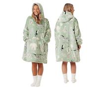 Snuggz Girls Oversized Safari Animal Hooded Blanket - Kids L (8-13 Years)