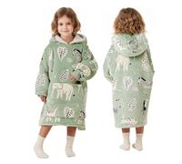 Snuggz Girls Oversized Safari Animal Wearable Hooded Blanket - Kids M (5-8 Years)