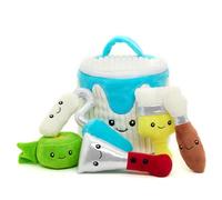 Snuggz Kids Decorator Tool Plush Playset - Soft Toys Interactive Toy Set for Toddlers with Pretend Play Paint Kit and Cute Accessories, Cuddly Plush Gift Idea for Children