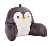 Snuggz Penguin Cuddle Cushion 60x40cm, Age 12m+ - Lightweight Kids Plush Backrest Pillow with Supportive Arms, Super Soft Reading Pillow Cushion for Gaming or Napping - Soft 3D Ears & Carry Handle