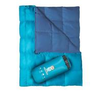 SnugHug Puffy Blanket for Cold Weather - Down Camping Blanket with Sustainable Insulation, Lightweight & Warm Outdoor Camping Quilt, Water-Resistant, Compact & Packable