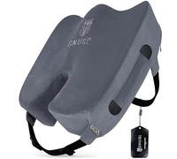 SNUGL Coccyx Seat Cushion - Orthopedic Memory Foam Pillow for Desk Chair, Gaming, Wheelchair, Car Seat, Postpartum & Pregnancy, Hemorrhoids Treatment, Ergonomic Office Chair Back Support