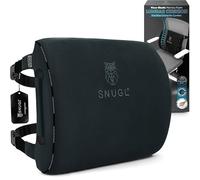 SNUGL Lumbar Support Cushion | Seat Cushions, Back Support for Office Chair, Posture Corrector Men & Women, Car Seat Cushion, Memory Foam Pillows, Orthopedic Pillow, Office Accessories | DARK GREY
