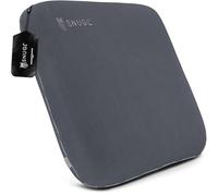 SNUGL Sofa Cushions 45cm x 45cm - Cushions with Covers Included - Memory Foam Sofa Pillows - Velvet Cushion - Hypoallergenic Washable Cover (Light Grey - 1 Cushion)