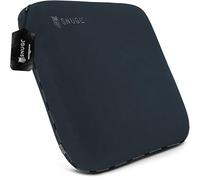 SNUGL Sofa Cushions 50cm x 50cm - Cushions with Covers Included - Memory Foam Sofa Pillows - Velvet Cushion - Hypoallergenic Washable Cover (Large Dark Grey - 1 Cushion)