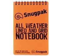 Snugpak Notebook All Weather WGTE – Lined Grid, Water-Resistant – Orange