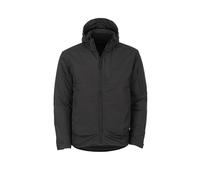 Snugpak Arrowhead Jacket WGTE - Technical Insulated Coat with Detachable Hood, Softie Insulation - Wind & Water Repellent - For Outdoor Adventure, Exploration & Military Use - Black (L)