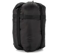 Snugpak Compression Sack WGTE - Durable Nylon Compression Stuff Sack for Camping and Trekking - Travel Bag with 4 Straps & Drawcord System for Sleeping Bags, Clothes - Reduces 30-50% Bulk - Black (XS)