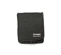 Snugpak Essential Wash Bag WGTE - Toiletry Bag with Steel Hanging Hook, Detachable Mirror, Multi-Section Storage - Lightweight Hanging Toiletry Bag for Adventurers (Black)
