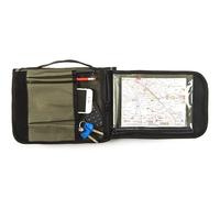 Snugpak Grab A5 WGTE - Weather-Resistant Heavy Duty Polyester Travel Document Organiser with Zippered Compartments, Stationery Pockets - Portable Document Organiser with Detachable Strap - Olive