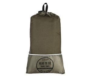 Snugpak | Head to Toe Travel Towel | Microfibre, extra absorbent, fast drying antibacterial travel towel (Olive)