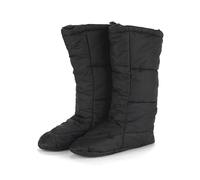 Snugpak Insulated Elite Tent Boots WGTE - Lightweight, Compact Slipper Boots with Softie Premier Insulation - Groundsheet Safe - For Outdoor Sleeping & Camping - Black (L)