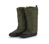 Snugpak Insulated Elite Tent Boots WGTE - Lightweight, Compact Slipper Boots with Softie Premier Insulation - Groundsheet Safe - For Outdoor Sleeping & Camping - Olive (M)