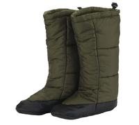 Snugpak Insulated Elite Tent Boots WGTE - Lightweight, Compact Slipper Boots with Softie Premier Insulation - Groundsheet Safe - For Outdoor Sleeping & Camping - Olive (M)