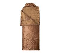 Snugpak Jungle Bag WGTE - Sleeping Bag with Built-in Mosquito Net - Lightweight, Sanitary Sleep Bag & Versatile Quilt - Cosy Sleeping Bag for Tropical Condition Camping & Exploration - Coyote (RZ)