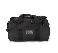 Snugpak Kitmonster 120 WTGE - Heavy-Duty 600D Nylon Overnight Bag with 6 Compression Straps, Zipped Compartments - Adventure Holdall Bag with Compression Straps, Easy Haulage, Durable Zipper - Black