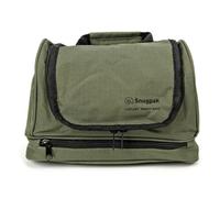 Snugpak Luxury Wash Bag WGTE - Hanging Toiletry Bag with 600D Polyester, Spacious Wet Storage, Detachable Mirror, Stainless Steel Hook, Robust Rip-Stop Fabric - Compact Wash Kit Bag (Olive)