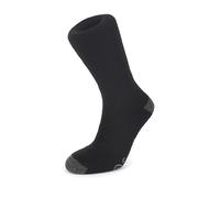 Snugpak Merino Wool Socks WGTE - Durable & Lightweight Thermal Socks with Terry Loop Cushioning - Breathable, Moisture-Wicking with Anti-Blister Design for Extended Use - 6-9 - Black