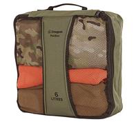 Snugpak Pakbox WGTE - Travel Packing Cubes for Organising Gear, Clothes, Essentials - Heavy-Duty Ripstop Fabric Packing Cubes with Mesh Viewing Panel for Travel, Camping, and Home Storage - Olive (6L)