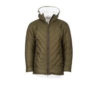 Snugpak SJ12 Reversible Insulated Jacket WGTE - Tactical Jacket with Windproof, Breathable, Water-Repellent, Fabric & Softie Insulation - Adjustable Hood, Extended Back - UK Made - Olive/White (M)