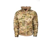 Snugpak SJ6 Insulated Jacket WGTE with Roll-Away Hood - Tactical Coat with Softie Premier Insulation, Elastic Cuffs, YKK Zips - Windproof & Water-Repellent - UK Made - Multicam (L)