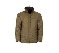 Snugpak Sleeka Elite Reversible Insulated Jacket WGTE - Tactical Coat with Softie Insulation - Lightweight, Windproof & Water-Repellent Fabric & Reinforced Patches - Unisex - Olive/Black (L)