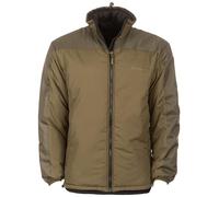 Snugpak Sleeka Elite Reversible Insulated Jacket WGTE - Tactical Coat with Softie Insulation - Lightweight, Windproof & Water-Repellent Fabric & Reinforced Patches - Unisex - Olive/Black (XL)