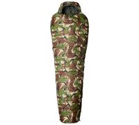 Snugpak Sleeper Zero WGTE - Durable Mummy Sleeping Bag with Insulated Siliconized Fibre, -10°C Low Temp Rating, Anti-Snag Zipper, Elastic Drawcord Hood - Includes Compression Stuff Sack - British Camo