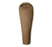 Snugpak Softie 9 WGTE Sleeping Bag with Softie Premier Insulation - Lightweight, Water-Repellent, Adjustable Hood, Two-Way Zips for Trekking, Camping - UK-Made (Coyote Tan, Left Side Zip Extra Long)