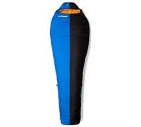 Snugpak Softie Expansion 3 WGTE - Sleeping Bag with Built-In LED Torch, Expanda Panel, Suede Lining - Adjustable Length Mummy Sleeping Bag - Compact, Strong Sleep Bag for Camping, Hiking - Azure/Black