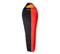 Snugpak | Softie Expansion 4 | Outdoor Sleeping Bag | Softie Insulation | Built-in Expanda Panel (Black/Red, Left Side Zip)