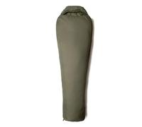 Snugpak Tactical 4 WGTE Sleeping Bag - Extreme Winter UK Made Mummy Sleeping Bag - Water-Resistant Single Sleeping Bag with TS1 Lining, Softie Premier, YKK Zips - -17°C Rating - Left Zip - Olive