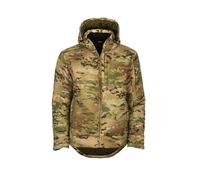Snugpak Tomahawk Jacket WGTE - Cold Insulated with Detachable Hood & Scooped Back - Windproof, Water-Repellent, Breathable & Tactical Coat with Softie Fabric - Multicam (XXL)