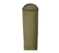 Snugpak TS1 Liner WGTE with Thermal Suede - Instant Warmth, Moisture-Wicking Sleep Sack - Versatile, Easy Care Sleeping Sack for Camping, Hiking, Travel - Travel Sheet with Stuff Sack - Olive