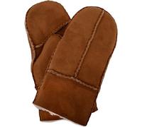 SNUGRUGS Childrens 100% Genuine Soft Sheepskin Mittens/Gloves with Thumb - Light Brown - Medium
