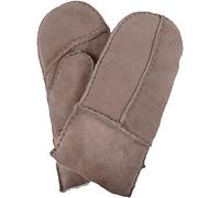 SNUGRUGS Childrens 100% Genuine Soft Sheepskin Mittens/Gloves with Thumb - Light Grey - Large
