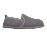 SNUGRUGS Men's Jasper, Genuine Sheepskin Slipper with Rubber Sole in Grey | Size: 8 SNUGRUGS Grey 8
