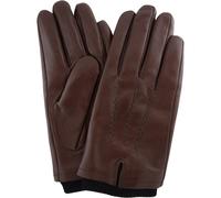 SNUGRUGS Men's Premium Soft Leather Glove with Thick Knitted Cuff, Warm Fleece Lining in Brown | Size: XL SNUGRUGS Brown XL